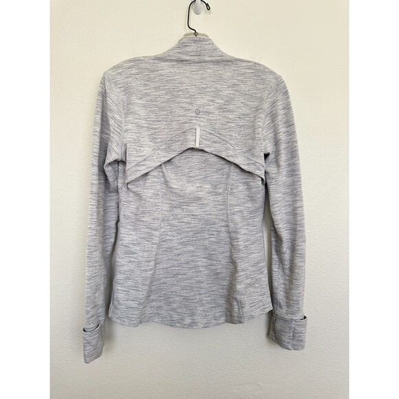 Lululemon Define Jacket Luon Light Heather Gray Full Zip Athletic Women's 4 - Picture 6 of 10